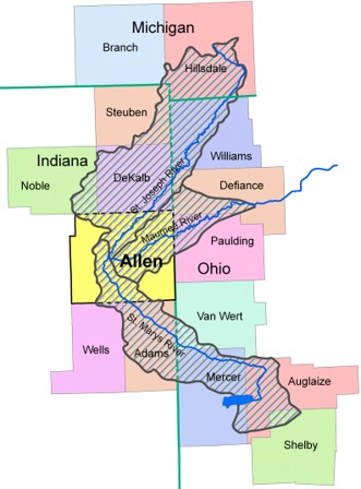 Maumee Watershed Alliance Service Area
